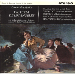 Victoria De Los Angeles / Orchestre De La Société Des Concerts Du Conservatoire / Rafael Frühbeck De Burgos Cantos De España Vinyl LP USED