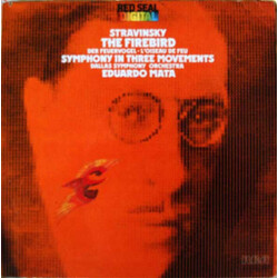 Igor Stravinsky / Eduardo Mata / Dallas Symphony Orchestra The Firebird • Der Feuervogel • L'Oiseau De Feu / Symphony In Three Movements Vinyl LP USED