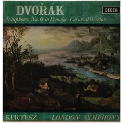 Antonín Dvořák / István Kertész / The London Symphony Orchestra Symphony No. 6 In D Major ● Carnival Overture Vinyl LP USED