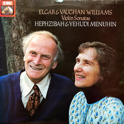 Sir Edward Elgar / Ralph Vaughan Williams / Hephzibah Menuhin / Yehudi Menuhin Violin Sonatas Vinyl LP USED