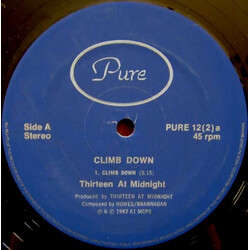 Thirteen At Midnight Climb Down USED VINYL 12INCH
