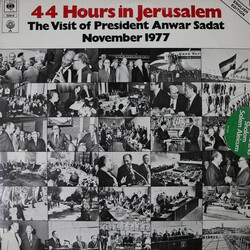 Reuven Morgan 44 Hours In Jerusalem / The Visit Of President Anwar Sadat Vinyl LP USED