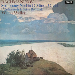 Sergei Vasilyevich Rachmaninoff / L'Orchestre De La Suisse Romande / Walter Weller Symphony No. 1 In D Minor, Op. 13 Vinyl LP USED