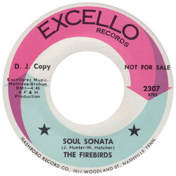 The Firebirds (7) Soul Sonata / I Just Don't Believe You USED VINYL 7INCH 45 RPM SINGLE PROMO