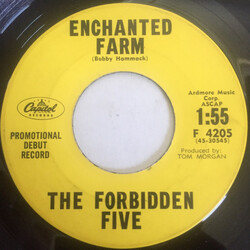 The Forbidden Five Enchanted Farm / R.F.D. Rangoon USED VINYL 7INCH 45 RPM SINGLE PROMO MONO