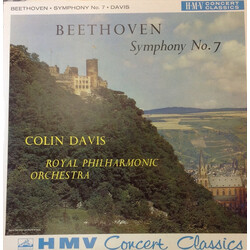 Ludwig van Beethoven / Sir Colin Davis / The Royal Philharmonic Orchestra Symphony No.7 Vinyl LP USED