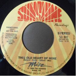 Mizz (2) This Old Heart Of Mine USED VINYL 7INCH PROMO STYRENE