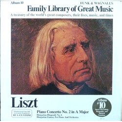 Franz Liszt Piano Concerto No. 2 In A Major / Hungarian Rhapsody No. 6 / Hungarian Fantasy For Piano And Orchestra Vinyl LP USED