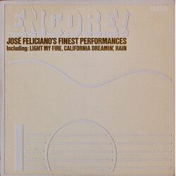 José Feliciano Encore! José Feliciano's Finest Performances Vinyl LP USED