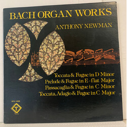 Anthony Newman Bach Organ Works Vinyl LP USED