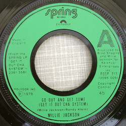 Millie Jackson Go Out And Get Some USED VINYL 7INCH 45 RPM