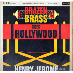 Henry Jerome And His Orchestra Brazen Brass Goes Hollywood Vinyl LP USED