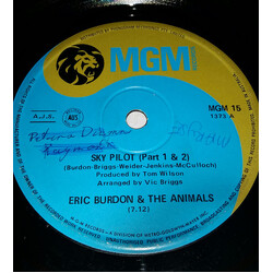 Eric Burdon & The Animals Sky Pilot USED VINYL 7INCH 45 RPM SINGLE