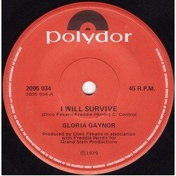 Gloria Gaynor I Will Survive USED VINYL 7INCH 45 RPM SINGLE