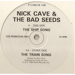 Nick Cave & The Bad Seeds The Ship Song USED VINYL 12INCH 45 RPM PROMO