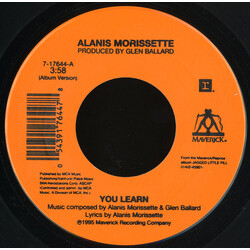 Alanis Morissette You Learn USED VINYL 7INCH 45 RPM SINGLE