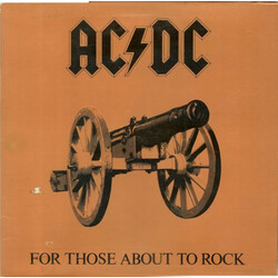 AC/DC For Those About To Rock (We Salute You) Vinyl LP USED