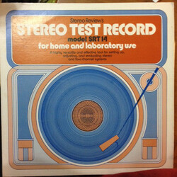 Unknown Artist Stereo Test Record - Model SRT 14-A (For Home And Laboratory) Vinyl LP USED