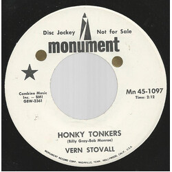 Vern Stovall Honky Tonkers / Cloud Burner Vinyl 7" USED