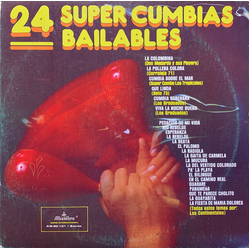 Various 24 Super Cumbias Bailables Vinyl LP USED