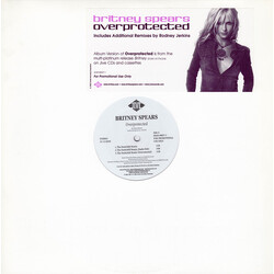 Britney Spears Overprotected USED VINYL 12INCH 33 S RPM PROMO