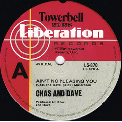Chas And Dave Ain't No Pleasing You USED VINYL 7INCH 45 RPM SINGLE