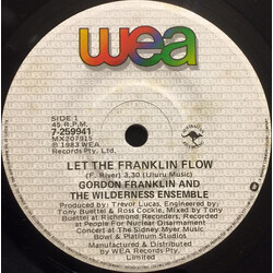 Gordon Franklin And The Wilderness Ensemble Let The Franklin Flow USED VINYL 7INCH 45 RPM SINGLE
