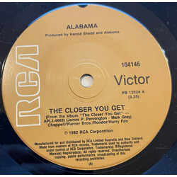 Alabama The Closer You Get USED VINYL 7INCH SINGLE