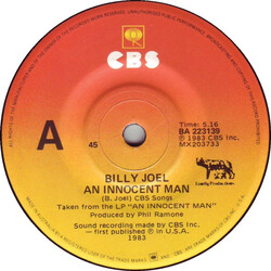 Billy Joel An Innocent Man USED VINYL 7INCH SINGLE 45 RPM