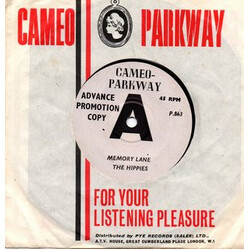 The Hippies (2) / Reggie Harrison Memory Lane / A Lonely Piano USED VINYL 7INCH 45 RPM SINGLE PROMO