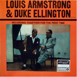 Louis Armstrong / Duke Ellington Recording Together For The First Time Vinyl LP USED