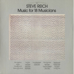 Steve Reich Music For 18 Musicians Vinyl LP USED