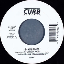 LeAnn Rimes You Light Up My Life USED VINYL 7INCH 45 RPM
