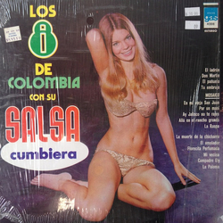 Los Ocho De Colombia Los 8 De Colombia Con Su Salsa Cumbiera Vinyl LP USED