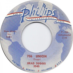 Brad Suggs 706 Union / Low Outside USED VINYL 7INCH 45 RPM