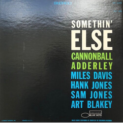 Cannonball Adderley Somethin' Else Vinyl LP USED