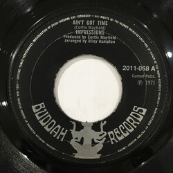 The Impressions Ain't Got Time / I'm So Proud USED VINYL 7INCH 45 RPM SINGLE