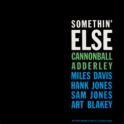 Cannonball Adderley Somethin' Else Vinyl LP USED