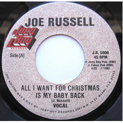 Joe Russell All I Want For Christmas Is My Baby Back USED VINYL 7INCH 45 RPM SINGLE