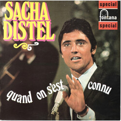 Sacha Distel Quand On S'est Connu Vinyl LP USED
