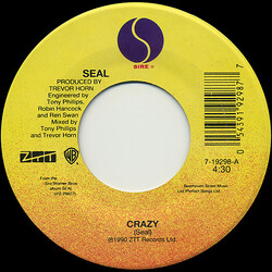 Seal Crazy USED VINYL 7INCH 45 RPM SINGLE