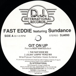 "Fast" Eddie Smith / Sundance (2) Git On Up USED VINYL 12INCH 33 S RPM