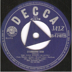 The Tony Kinsey Quartet Starboard Bow USED VINYL 7INCH 45 RPM
