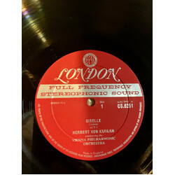 Adolphe C. Adam / Herbert Von Karajan / Wiener Philharmoniker Giselle Vinyl LP USED