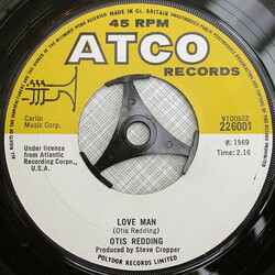 Otis Redding Love Man USED VINYL 7INCH 45 RPM SINGLE