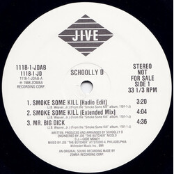 Schoolly D Smoke Some Kill USED VINYL 12INCH 33 S RPM PROMO