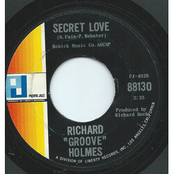 Richard "Groove" Holmes Secret Love / Hallelujah, I Love Her So USED VINYL 7INCH SINGLE 45 RPM