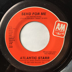 Atlantic Starr Send For Me USED VINYL 7INCH 45 RPM SINGLE PROMO STEREO MONO