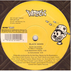 Black Moon Buck Em Down / Murder MC's USED VINYL 12INCH 33 S RPM REPRESS