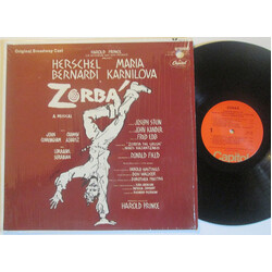 Herschel Bernardi / Maria Karnilova Zorbá (Original Broadway Cast) Vinyl LP USED